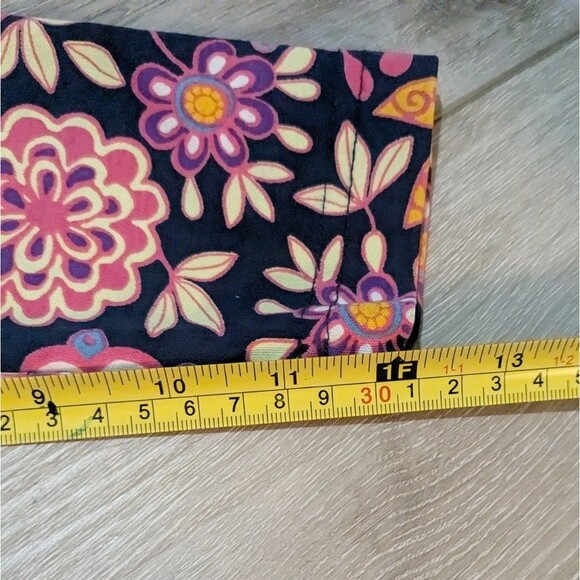 Hanna Andersson Navy Blue Pink Floral Long Sleeve Dress Girls 120 US 6-7 - Picture 7 of 8